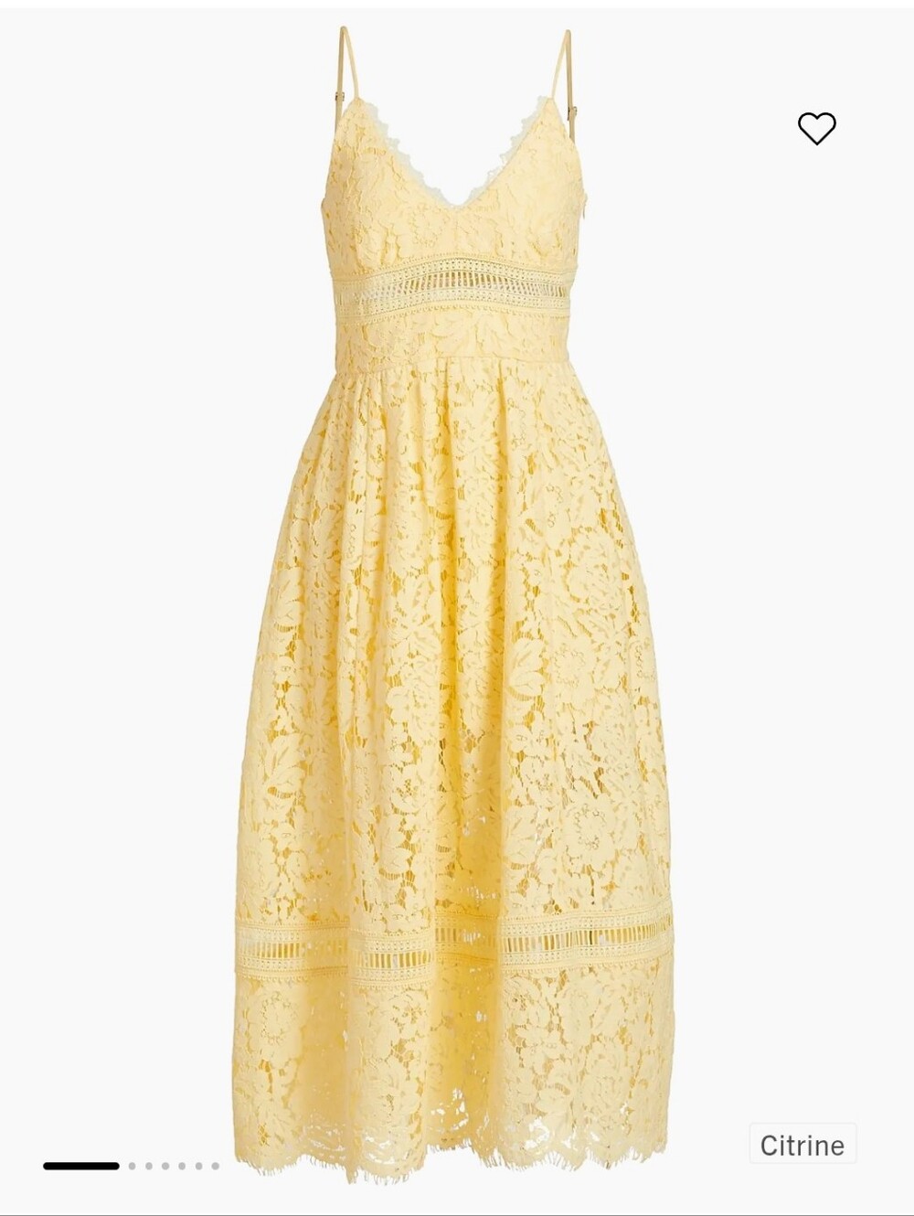 BNWT Generation Love Emma Corded Lace Midi-Dress In Citrine Yellow Size XL